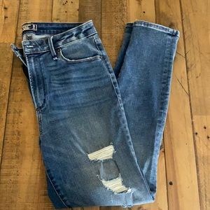 Abercrombie high rise super skinny ankle